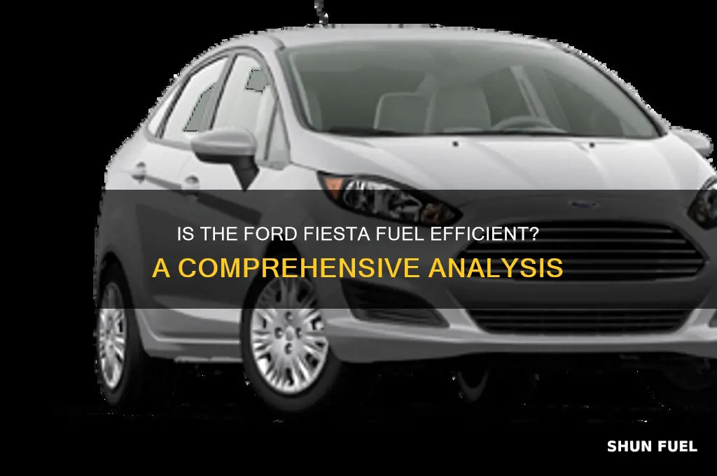 is ford fiesta fuel efficient