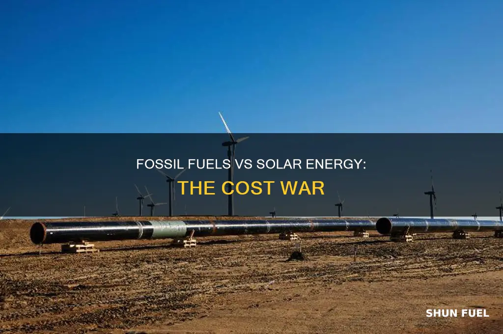 is fossil fuel cheaper than solar energy