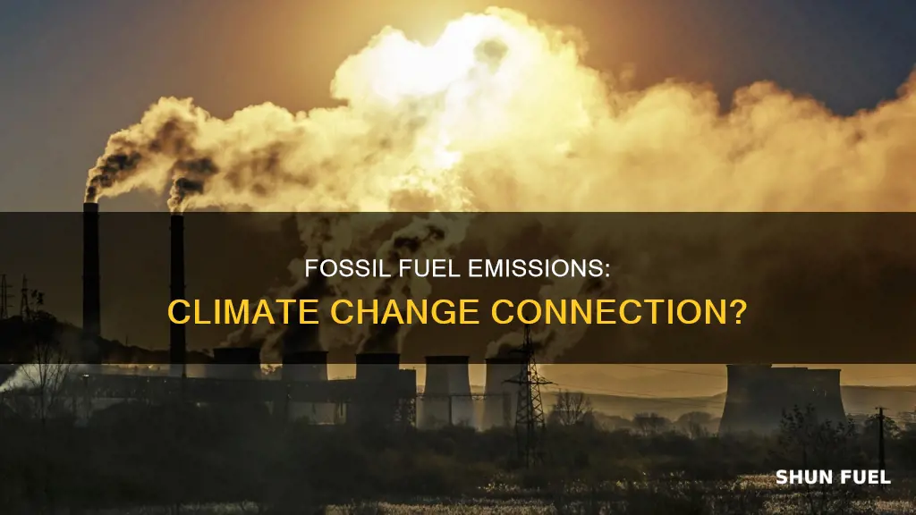 is fossil fuel emissions connected to climate change