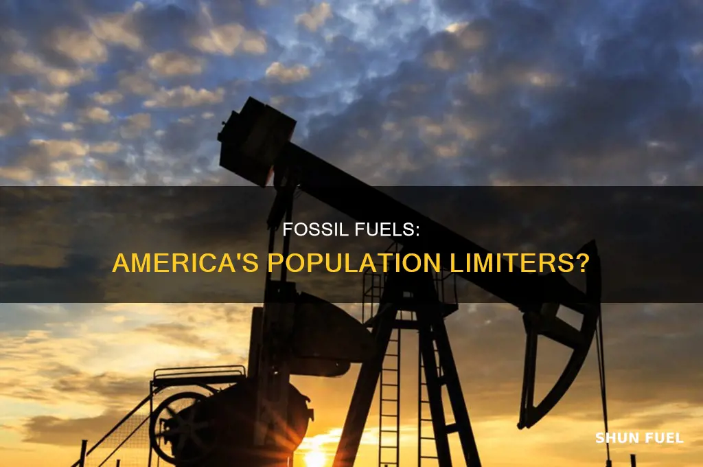 is fossil fuels a limiting factor for the us population