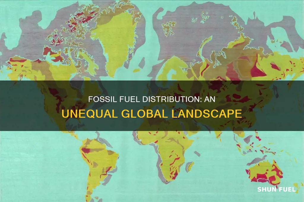 is fossil fuels evenly distributed around the world