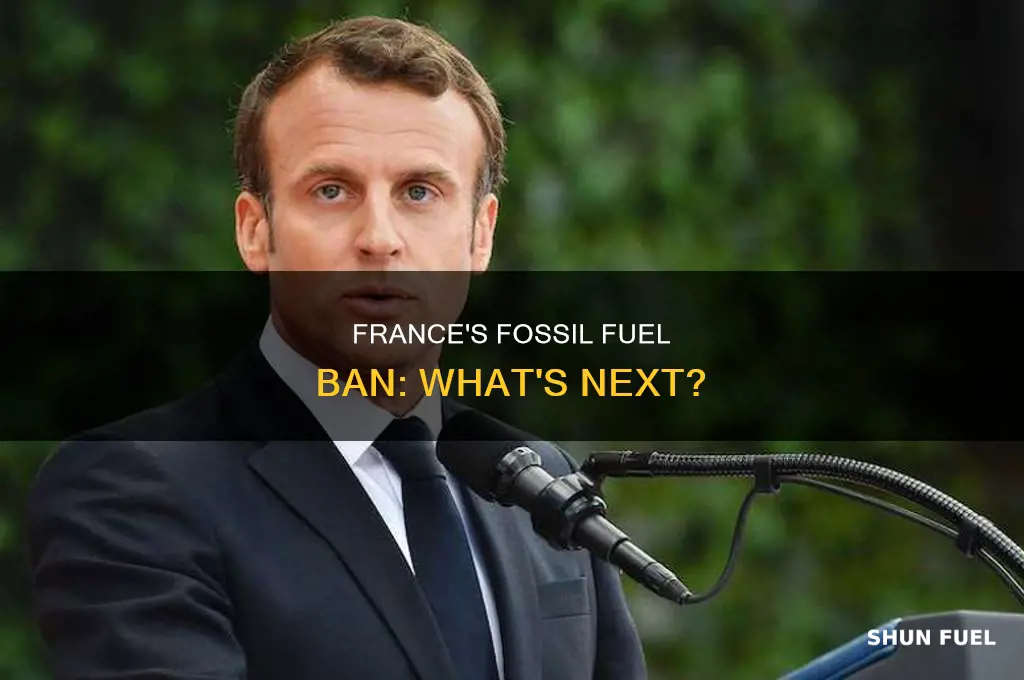 is france banning fossil fuels
