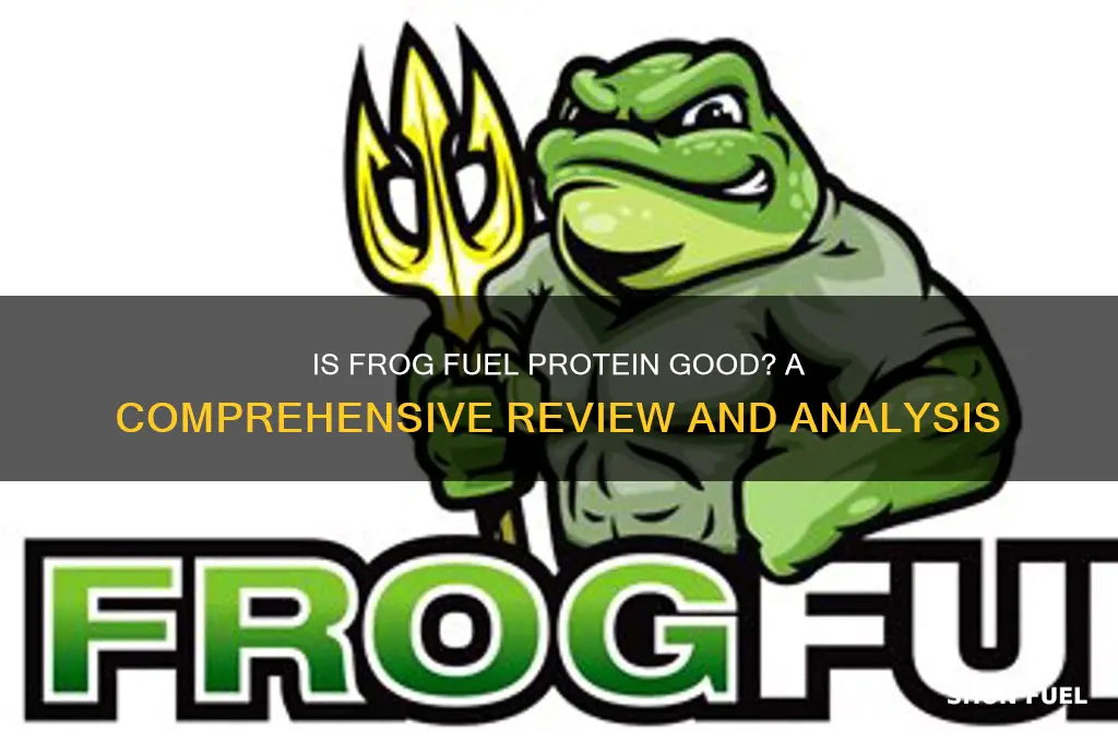 is frog fuel protein good