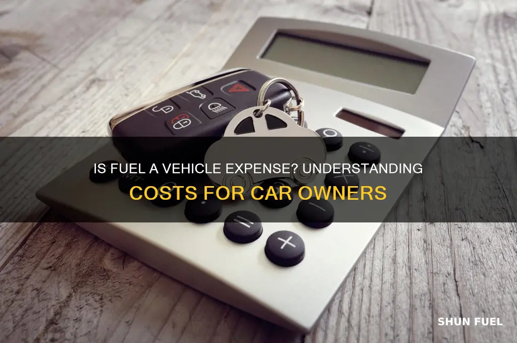 is fuel a vehicle expense