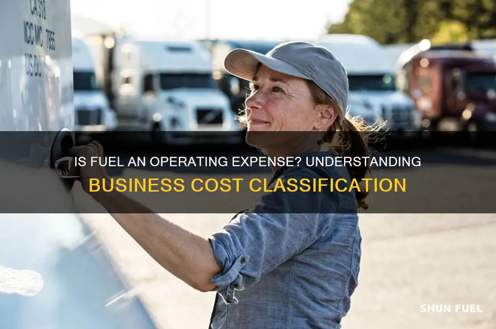 is fuel an operating expense