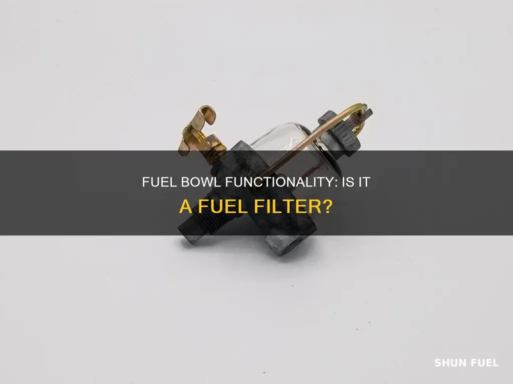 is fuel bowl on an sa200 a fuel filter