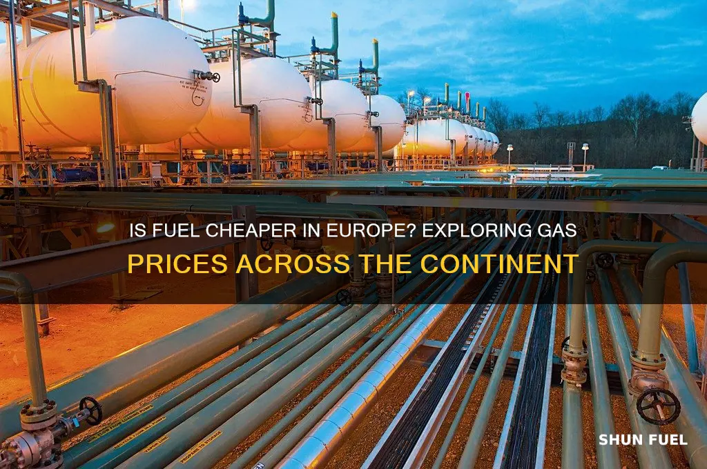 is fuel cheaper in europe