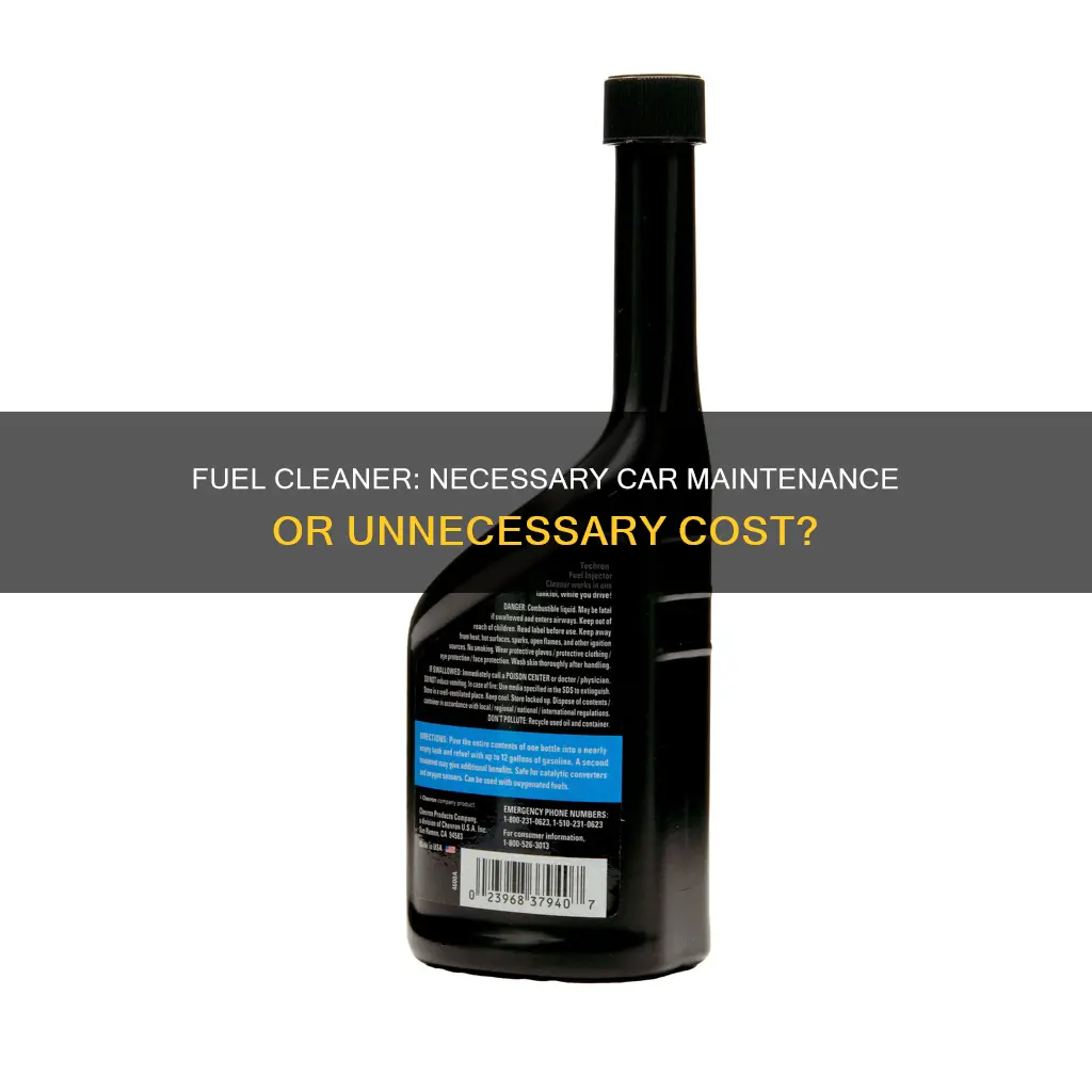 is fuel cleaner good for your car