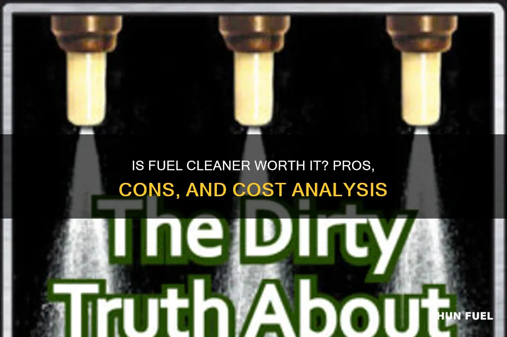 is fuel cleaner worth it