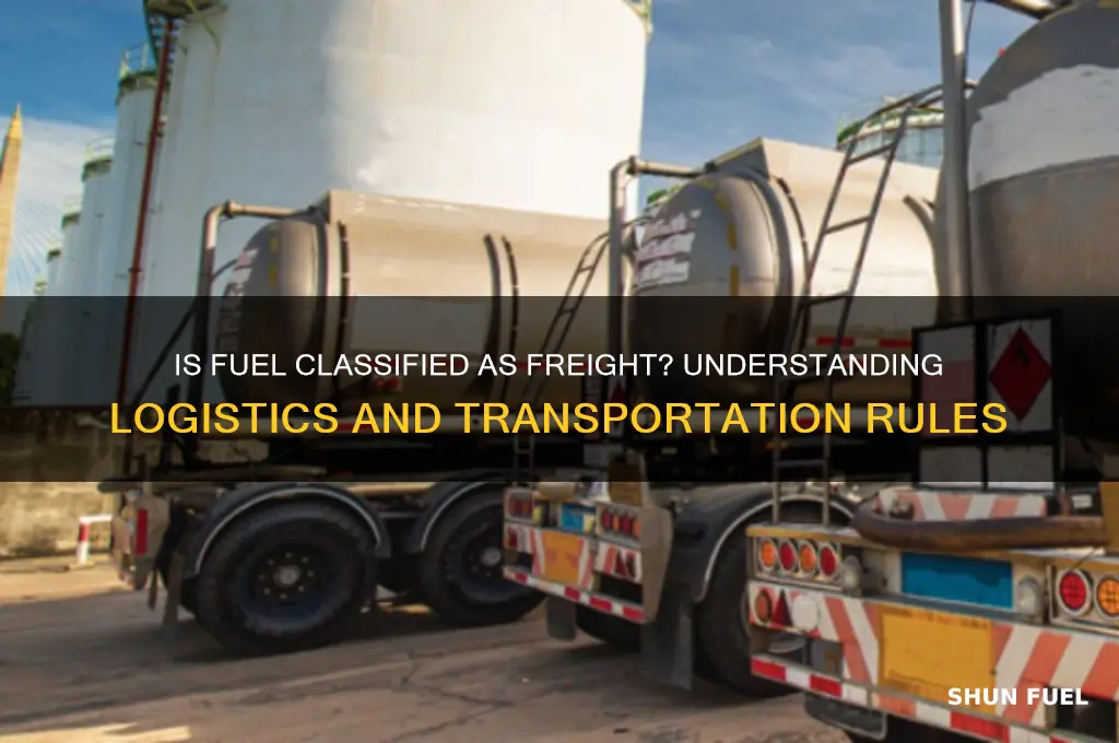 is fuel considered freight