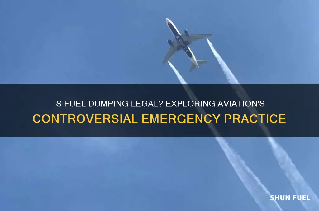 is fuel dumping legal