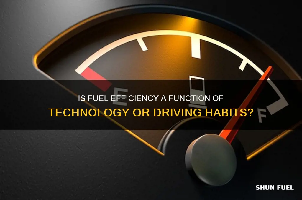 is fuel efficiency a function