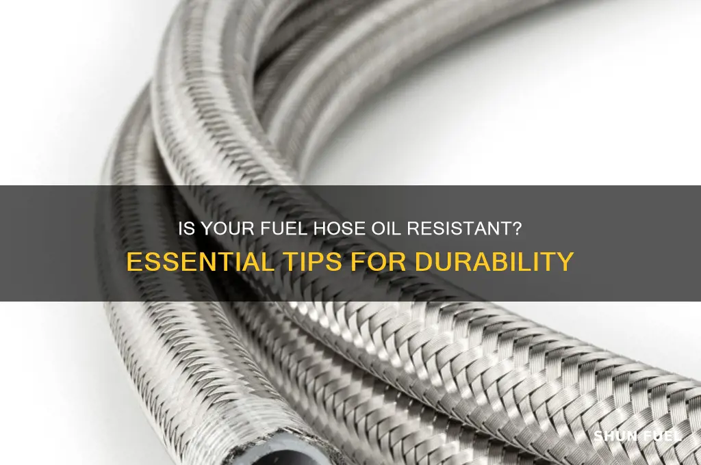 is fuel hose oil resistant
