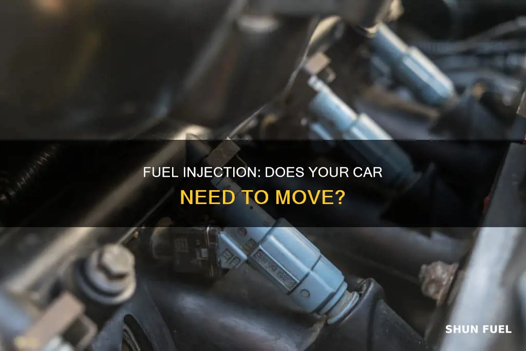is fuel injected in the car when its not moving