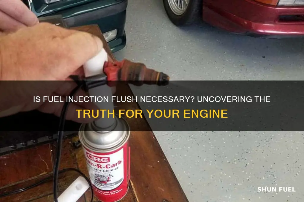 is fuel injection flush necessary