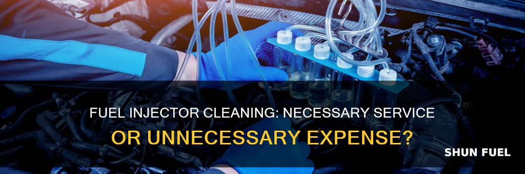 is fuel injector cleaning service necessary