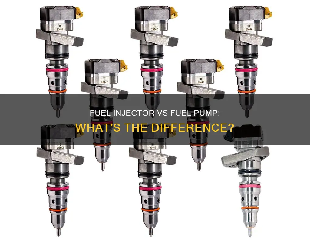 is fuel injector the same as fuel pump