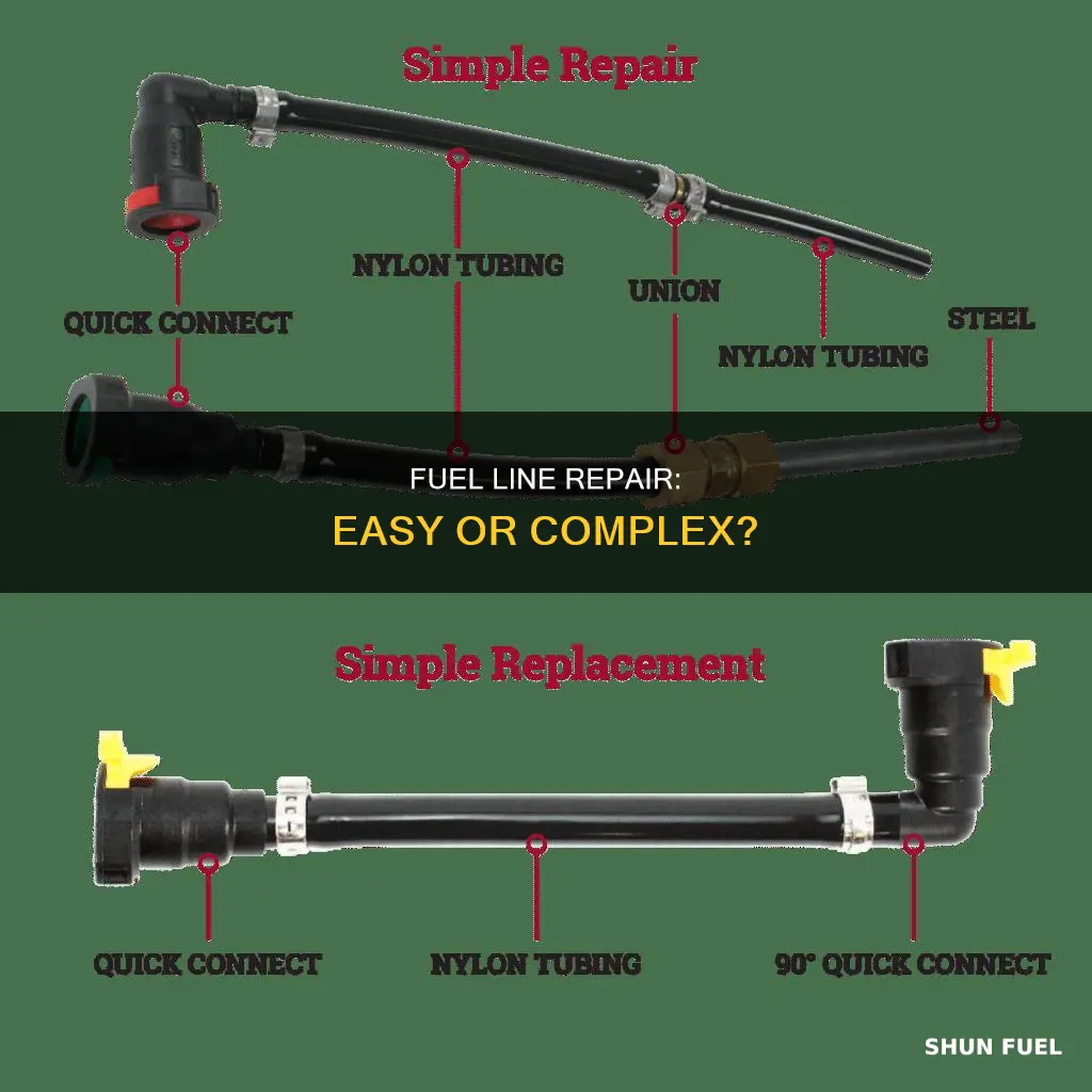 is fuel line repair easy to fix