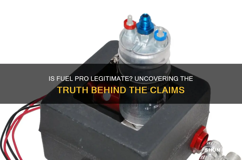 is fuel pro real