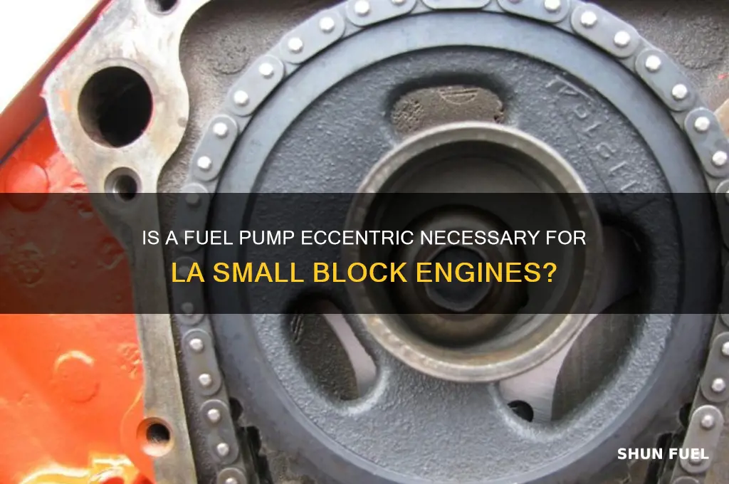 is fuel pump eccenteic necessary on la small block