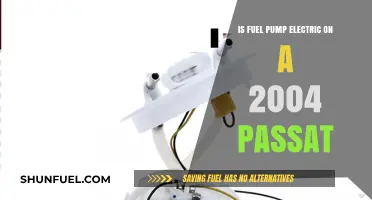 Is the 2004 Passat's Fuel Pump Electric? Find Out Here