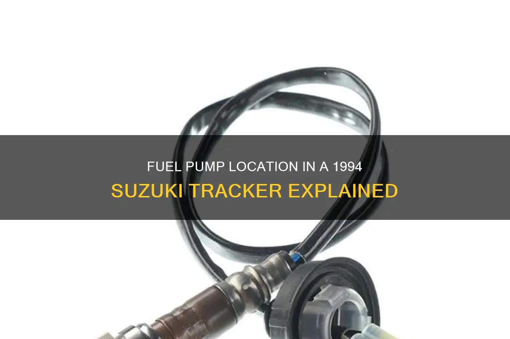 is fuel pump in 94 tracker
