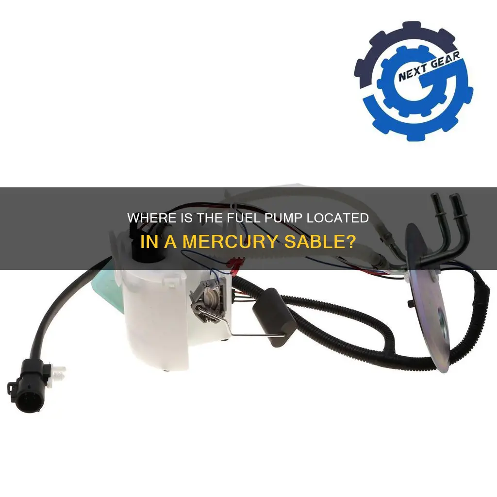 is fuel pump in gas tank 1995 mercury sable