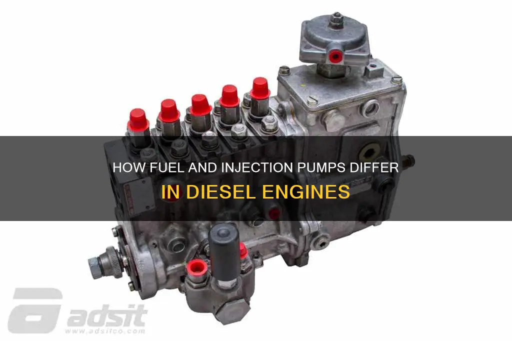 is fuel pump same as injection pump diesel