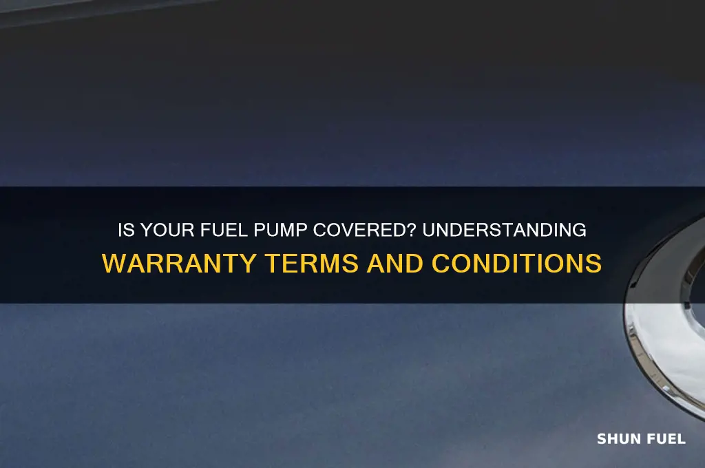 is fuel pump under warranty