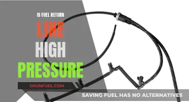 Fuel Return Lines: High-Pressure or Low-Pressure?