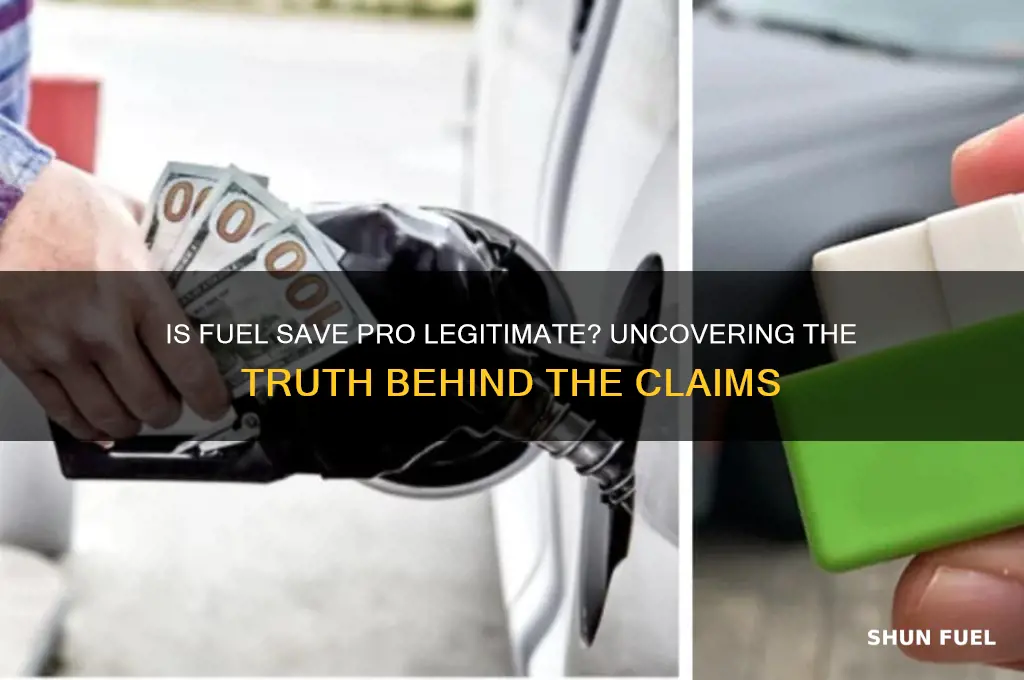 is fuel save pro legitimate