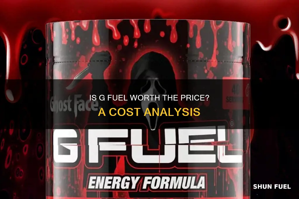 is g fuel expensive