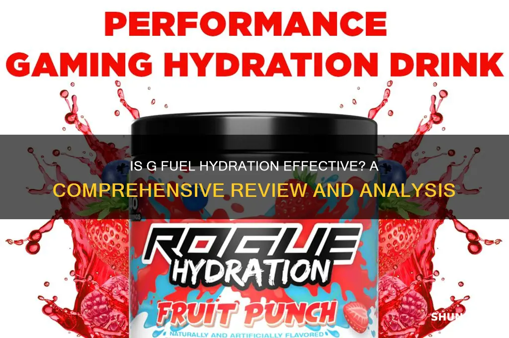 is g fuel hydration good
