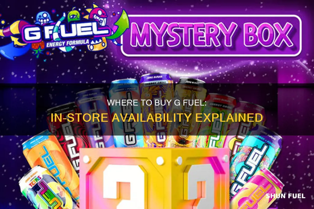 is g fuel in stores