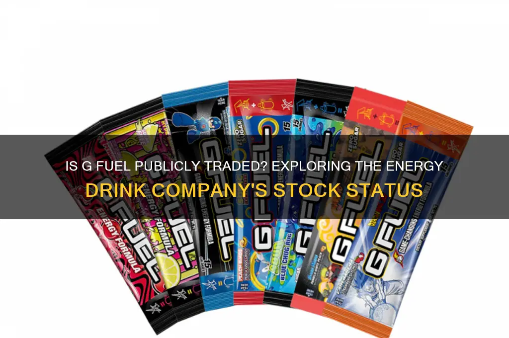 is g fuel publicly traded