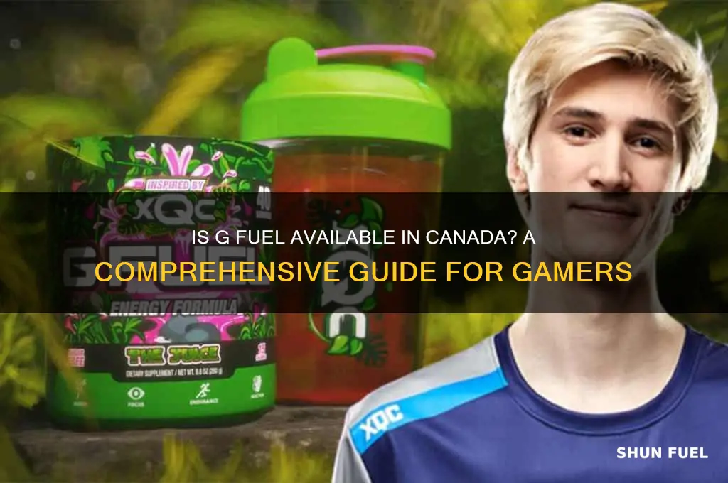 is g fuel sold in canada