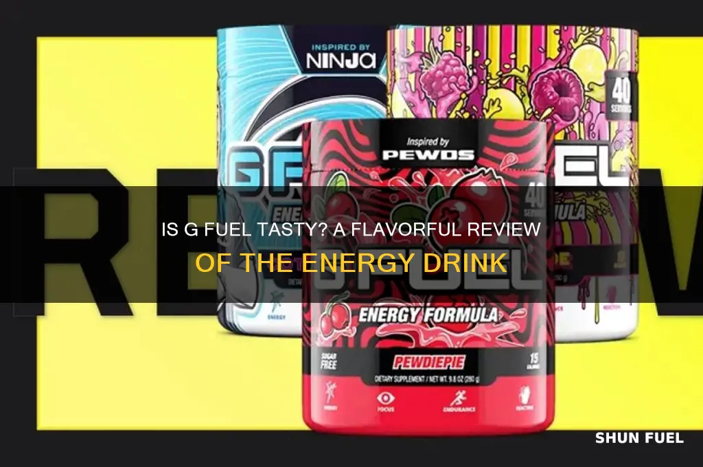 is g fuel tasty