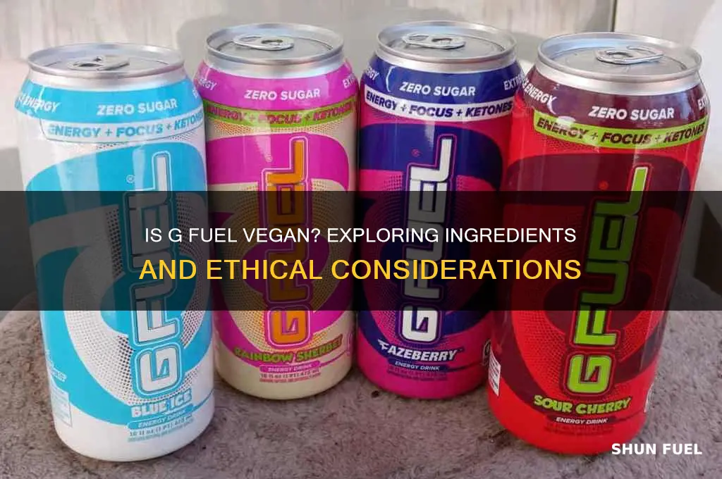 is g fuel vegan