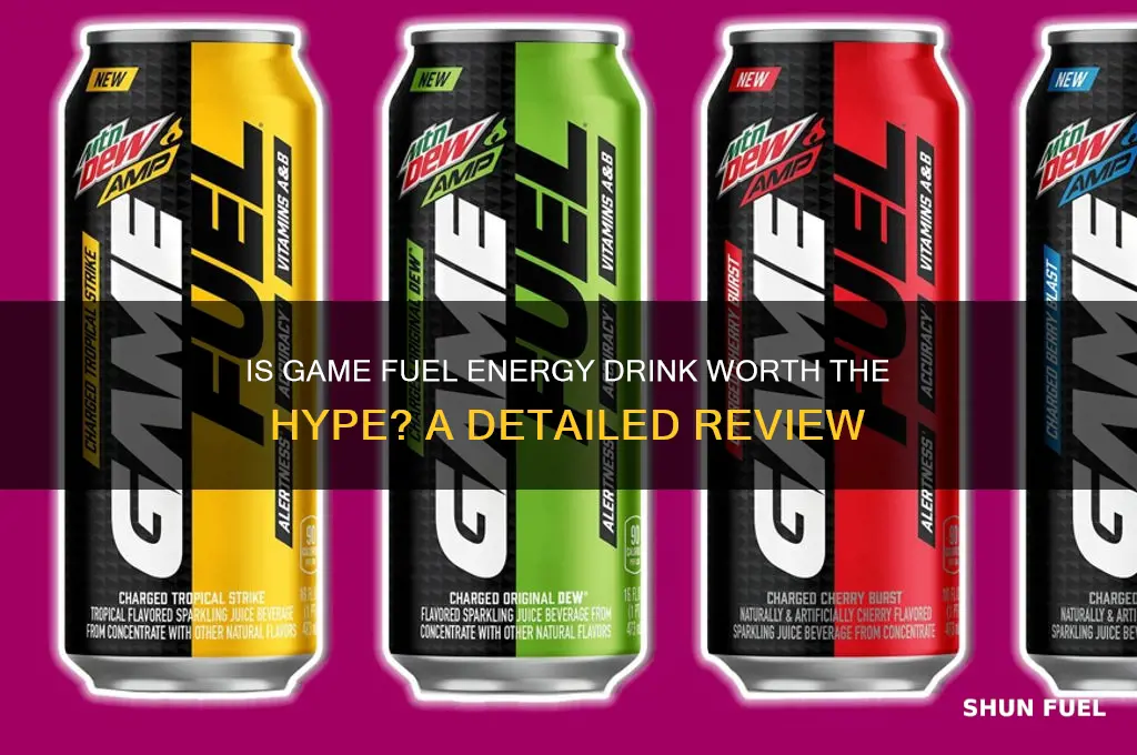 is game fuel energy drink