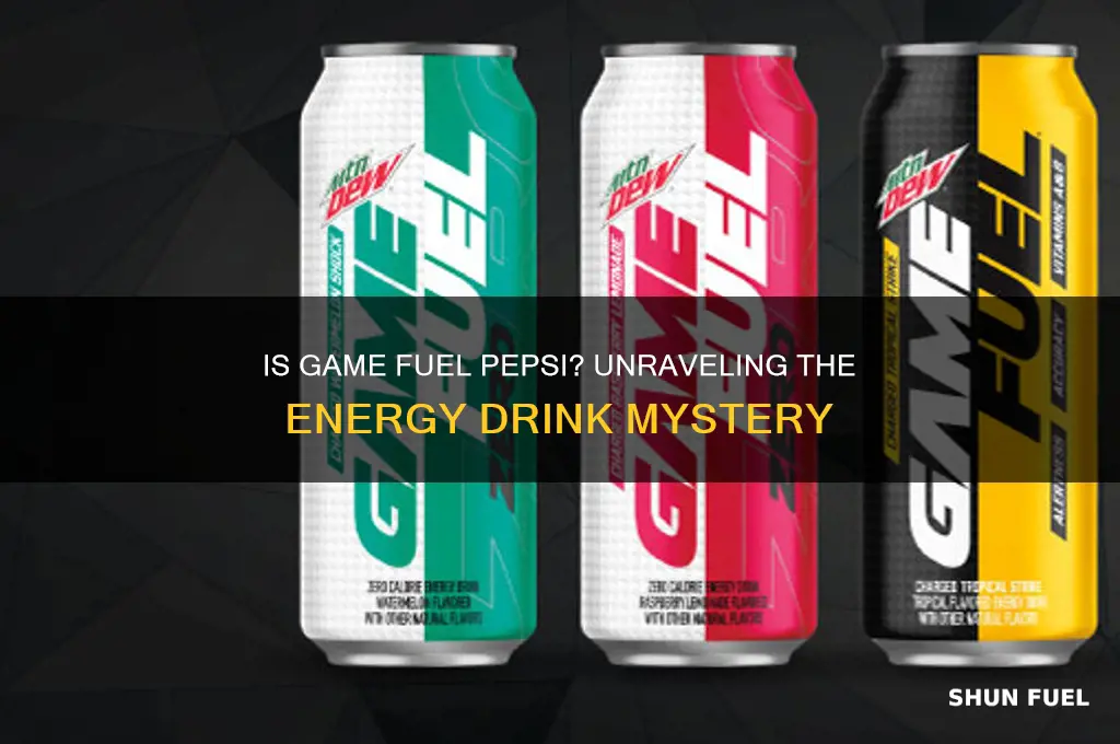 is game fuel pepsi