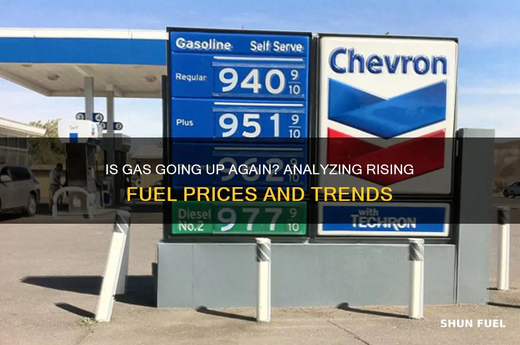 is gas going up again