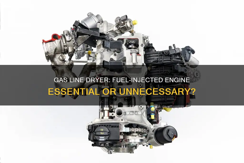 is gas line dryer necessary in fuel injected engines