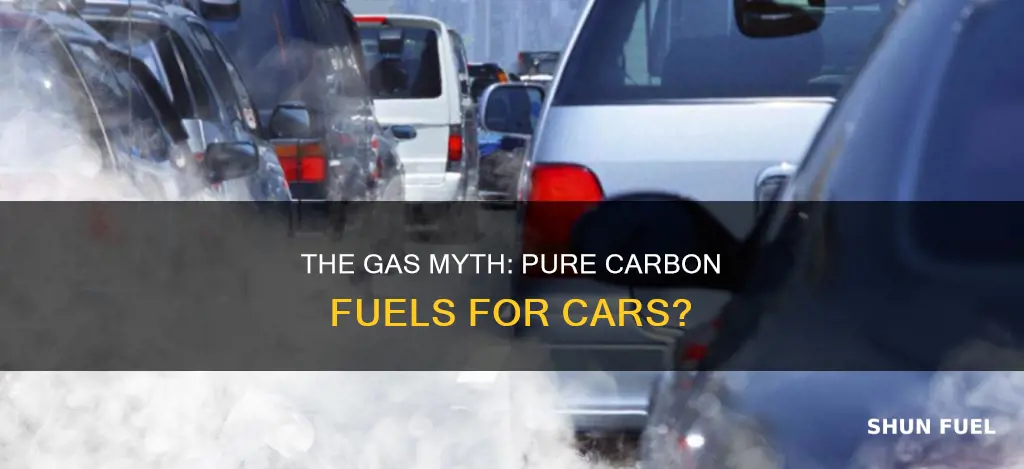 is gas that fuels cars pure carbon