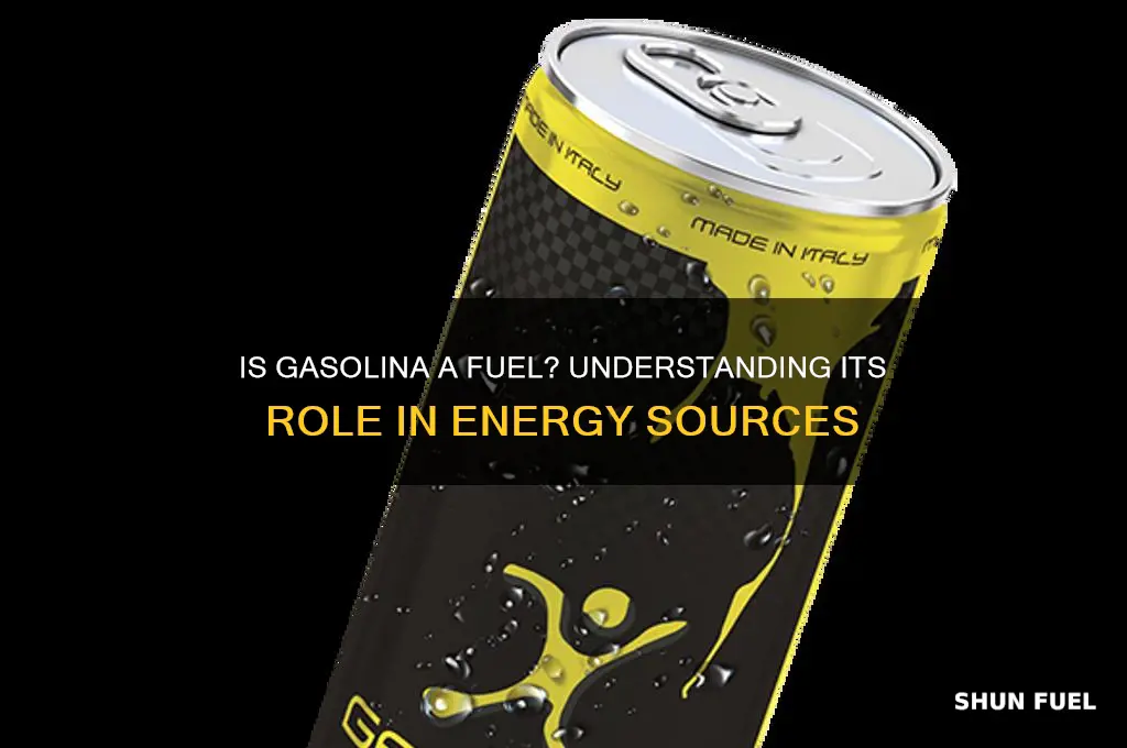 is gasolina a fuel
