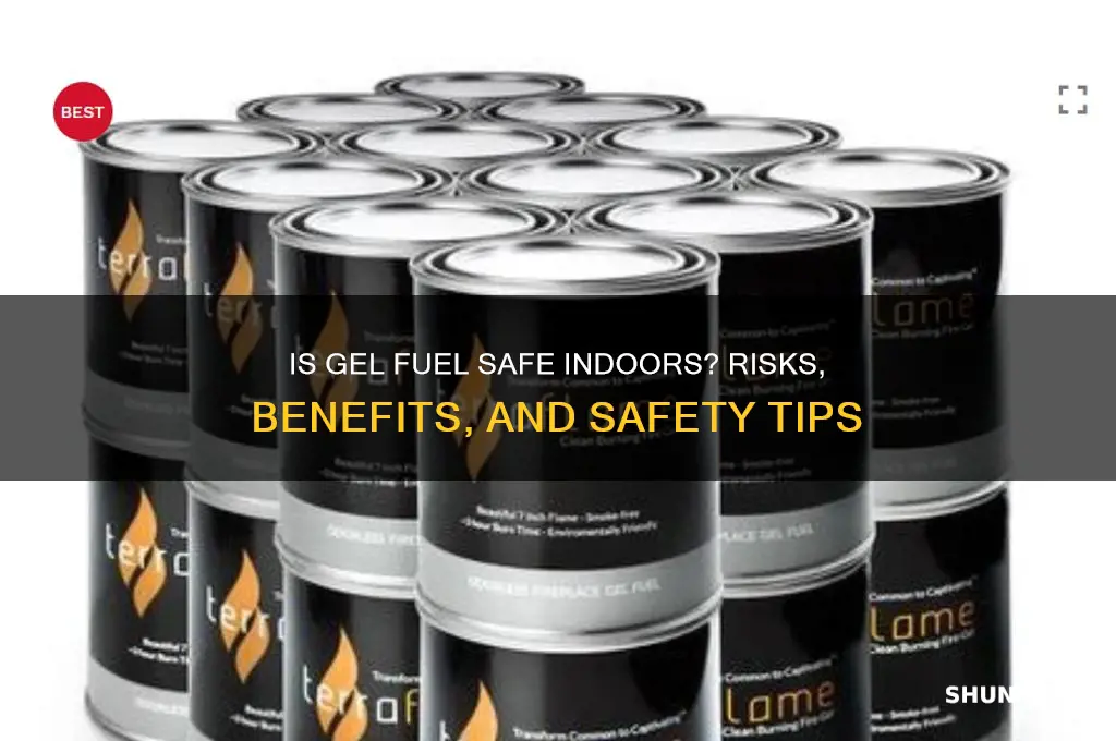 is gel fuel safe indoors
