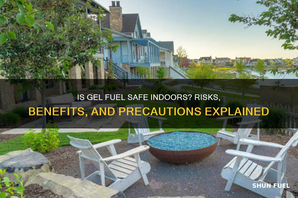 is gel fuel safe to use indoors