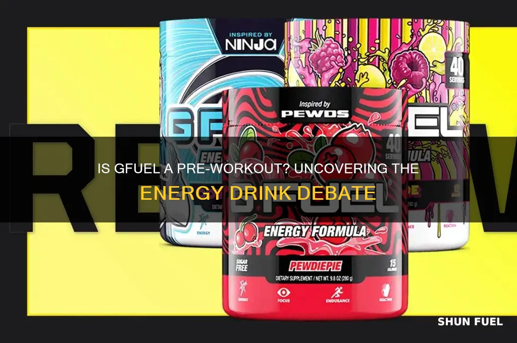 is gfuel a pre workout