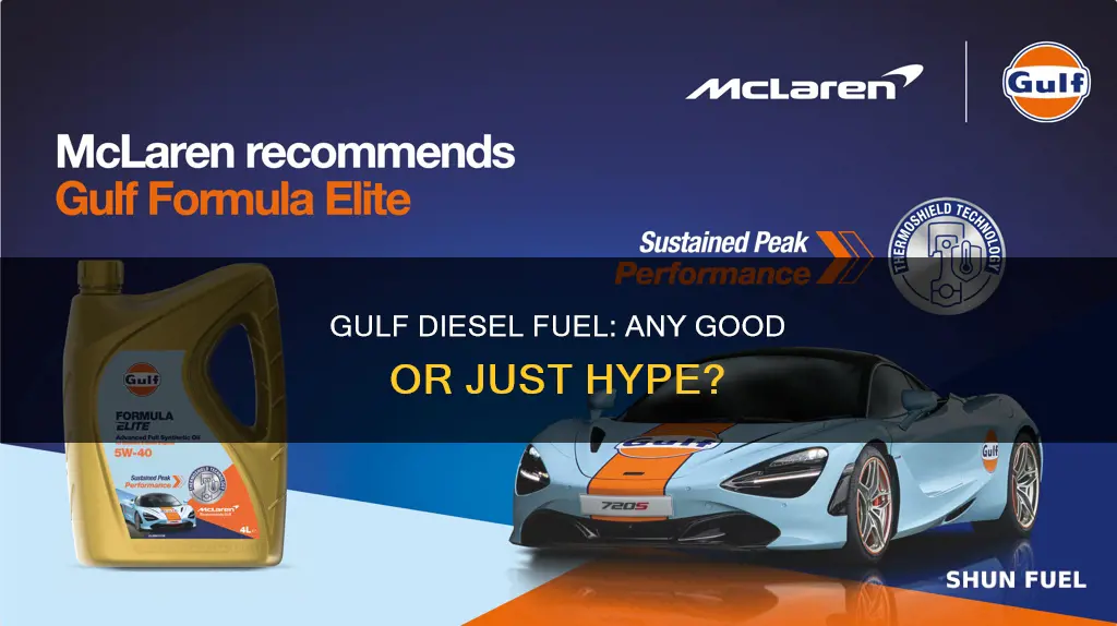 is gulf diesel fuel any good
