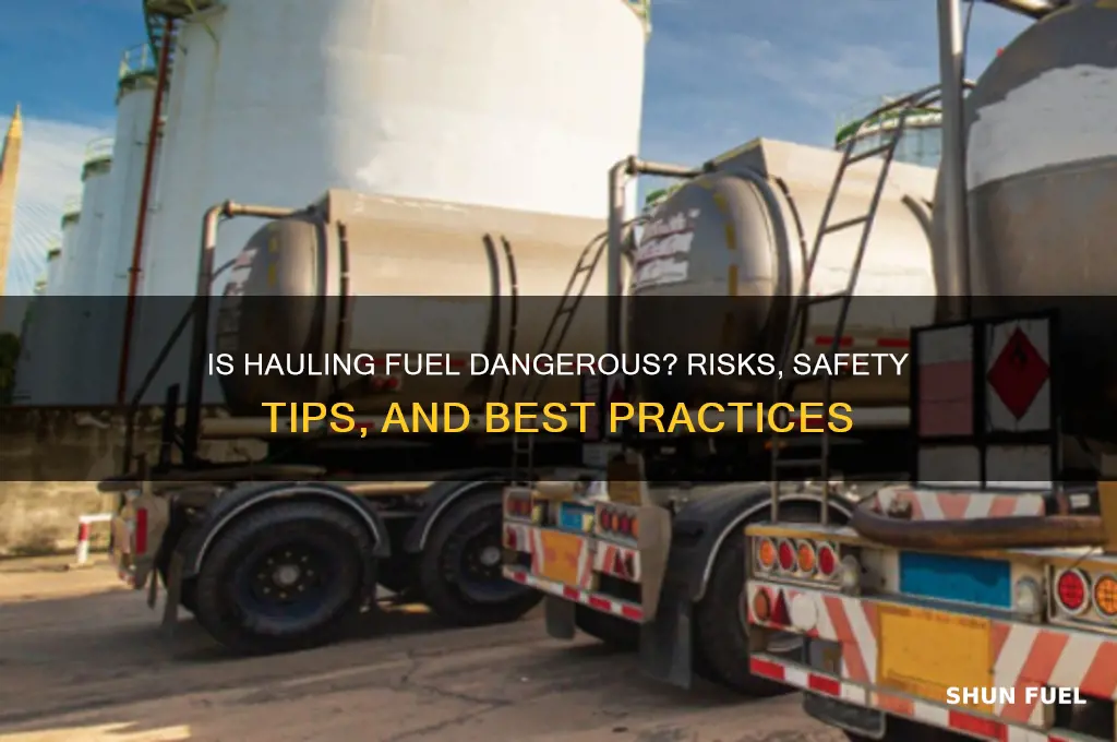 is hauling fuel dangerous