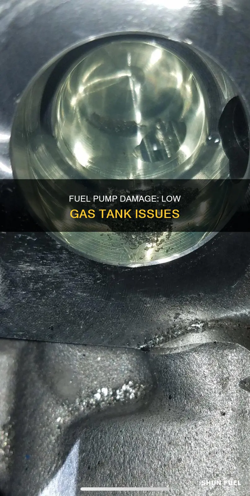 is having a low gas in tank damage fuel pump